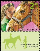Stamp:Animal Assisted Therapy (Animal Assisted Therapy), designer:Meir Eshel & Tuvia Kurtz 09/2009