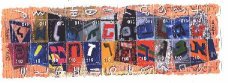 Stamp:Regular Letters (Hebrew Alphabet), designer:Ernst Lorenstov 02/2001