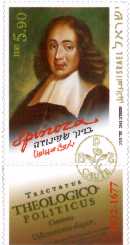 Stamp:Spinoza (1632 - 1677), designer:R. Beckman Malka, Habib Khoury 08/2002