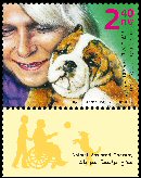 Stamp:Animal Assisted Therapy (Animal Assisted Therapy), designer:Meir Eshel & Tuvia Kurtz 09/2009
