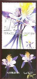 Stamp:Aquilegia - columbine (Flowers), designer:Ad Vanoojen 05/2006