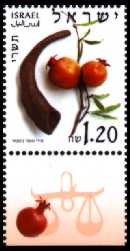 Stamp:Tishrei (The Months of the Year), designer:Miri Sofer 02/2002